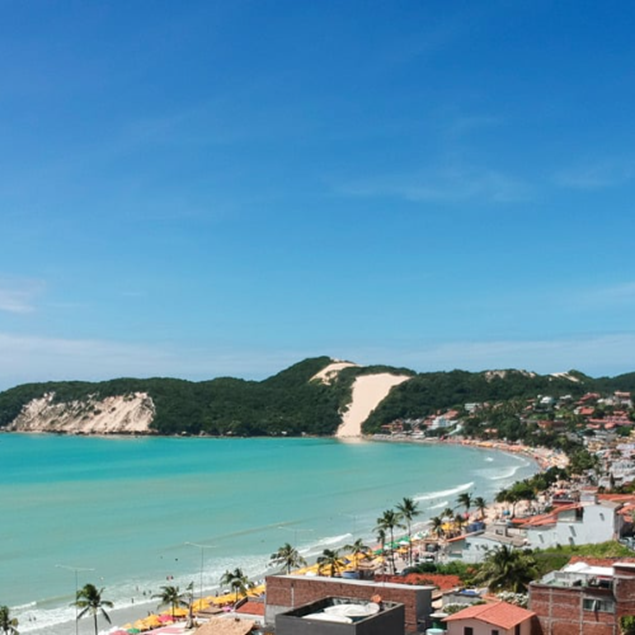 Imagen de una playa en Natal Brasil 